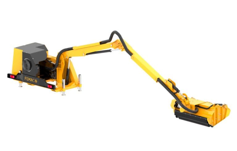 Brazo desbrozador FEMAC DOC 500 para tractores - Desmalezadores Profesionales