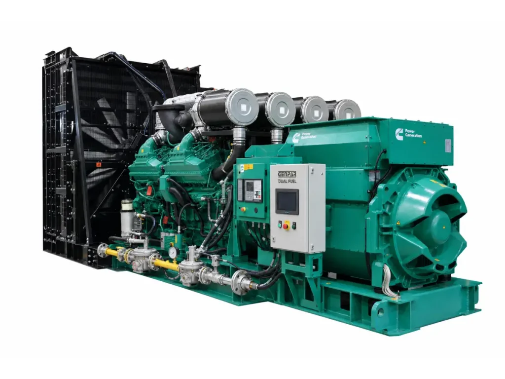 Generador 2500 KVA Dual Fuel GENPAR Motor Cummins - DFC2500KVA-48