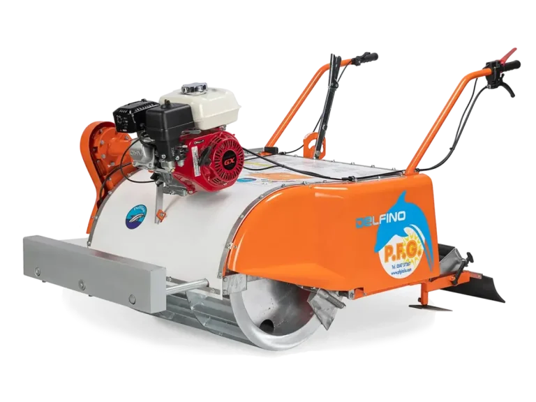 Barredora Limpiadora de Playas PFG Delfino Manual Autopropulsada 5.5 HP - Barredoras de Playas