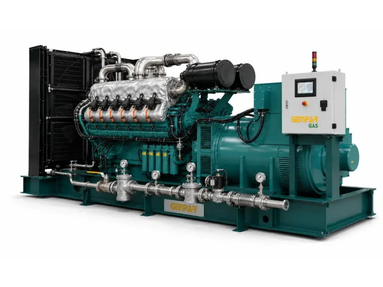 Generador a Gas 750 kVA GENPAR GPG-750 Motor 12 Cilindros