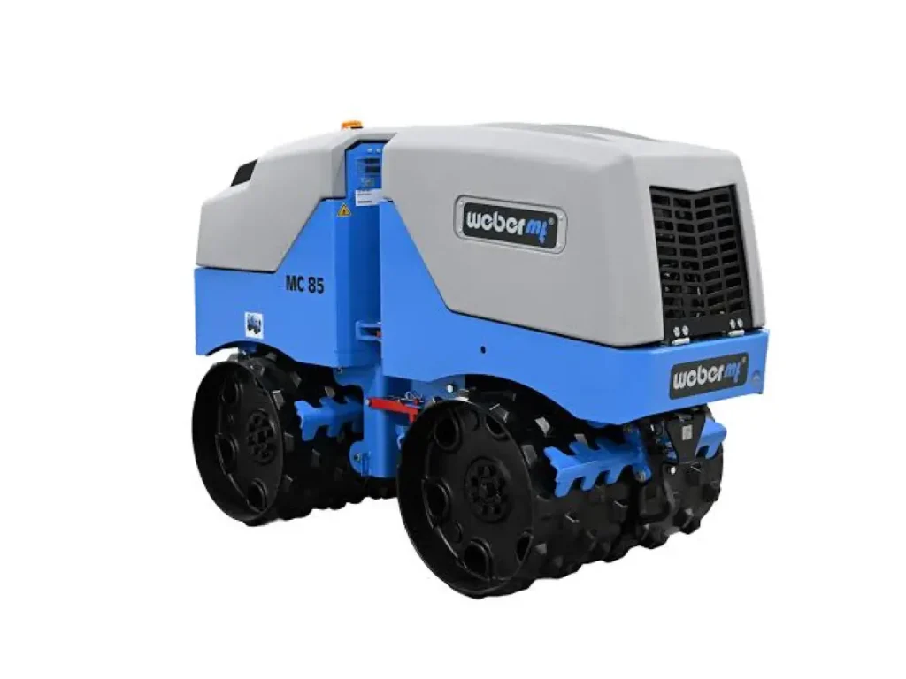 Rodillo compactador de zanjas Weber MT MC 85 - 1.628 kg - Compactación
