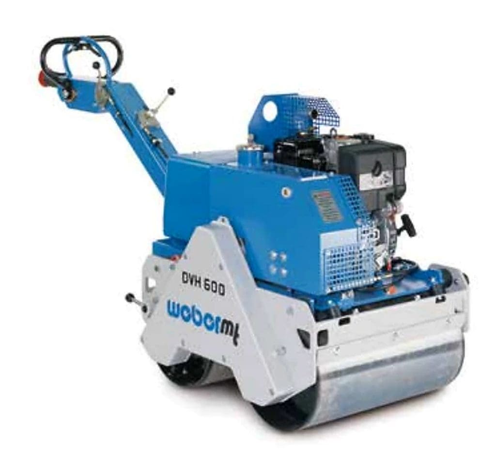 Rodillo compactador vibratorio Weber MT DVH 600 - 420 kg - Compactación