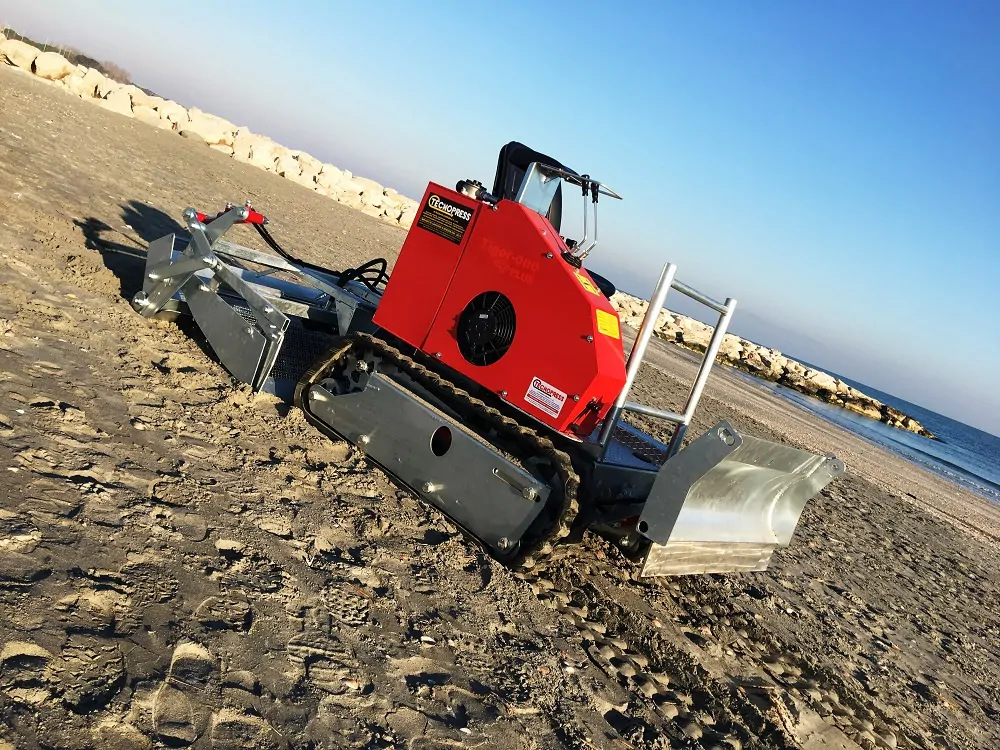Barredora de Playa Tecnopress Tiger One 13 HP - Barredoras de Playas