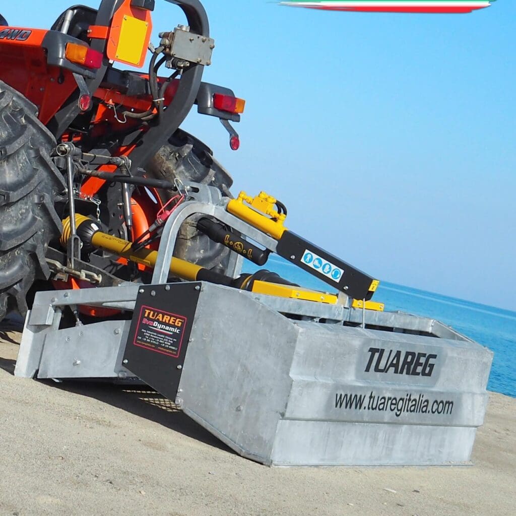 Barredora de Playa para Tractor TUAREG EvoDynamic - 130 cm - Barredoras de Playas