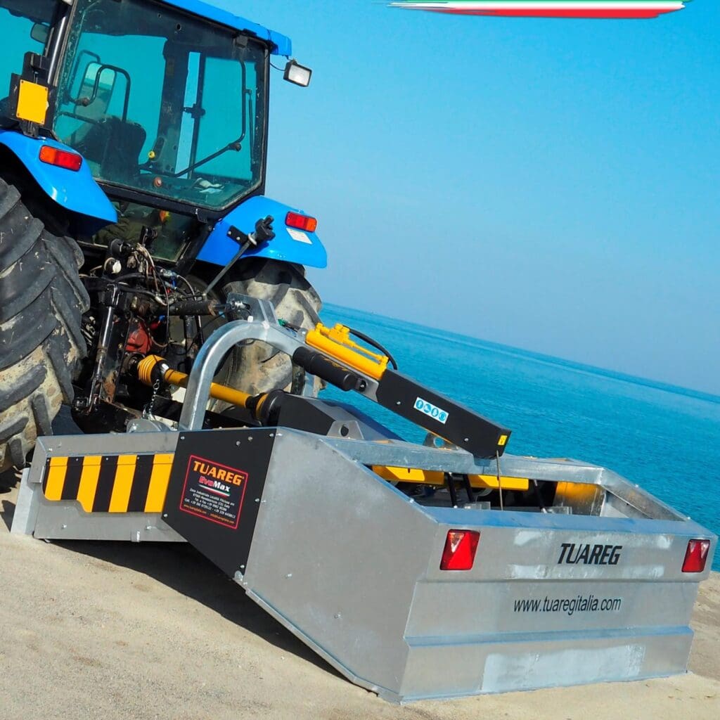 Barredora de Playa para Tractor TUAREG EvoMax - 210 cm - Barredoras de Playas